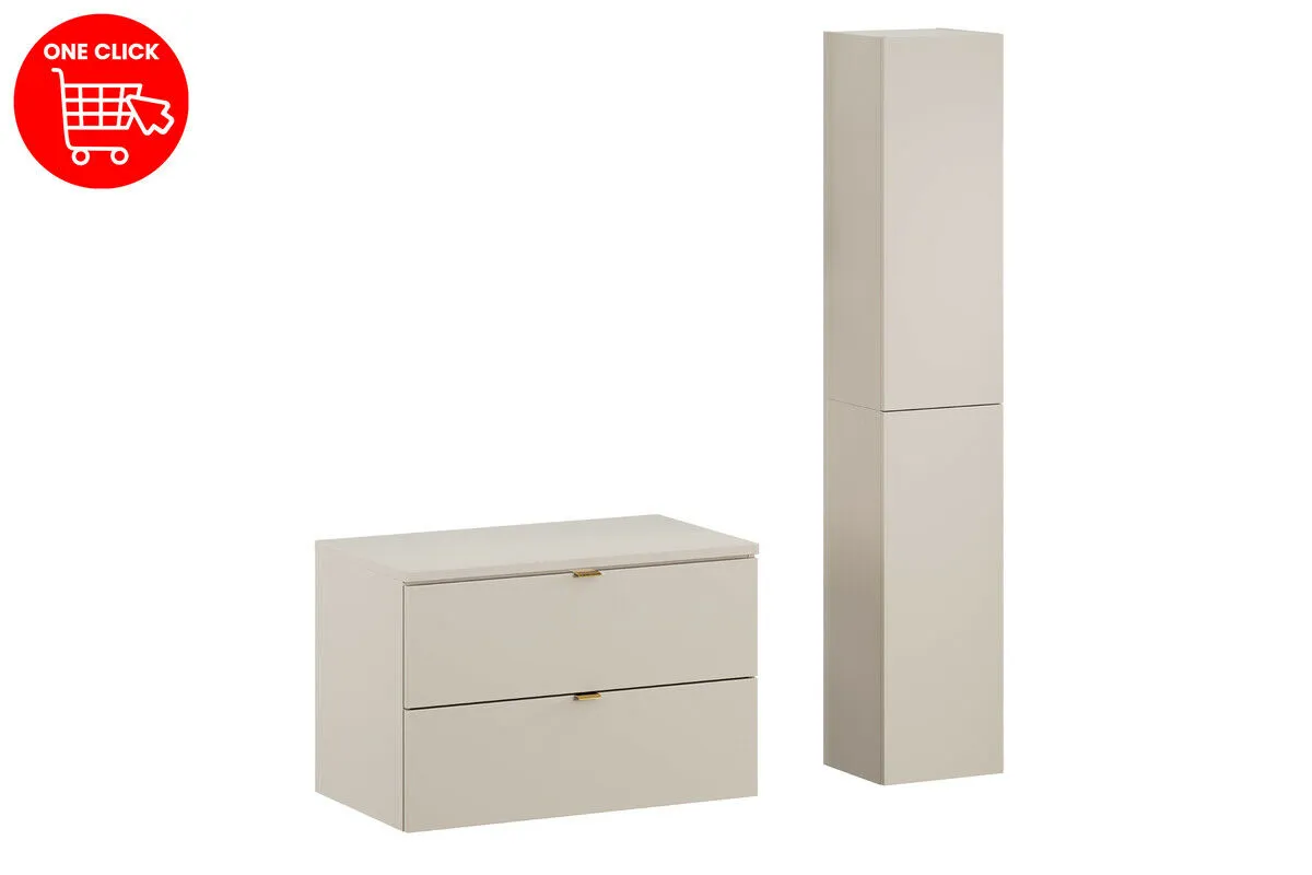 BA-VL100167-2 80 cm komplektas su stalviršiu moderniam interjerui