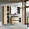 Komplektas 100cm su praustuvu , spintelė su veidrodžiu