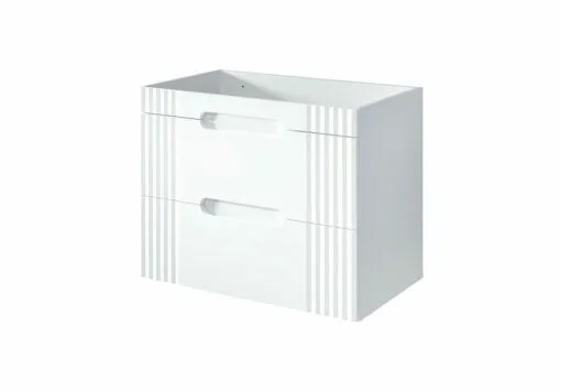 Spintelė praustuvei 80 cm 2 stalčiai