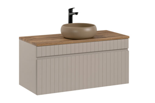 Komplektas 100 cm su stalviršiu ir praustuvas Wiki