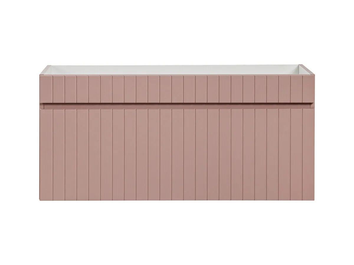 BA-VL100259-2 Moderni 100 cm praustuvės spintelė su vienu stalčiumi