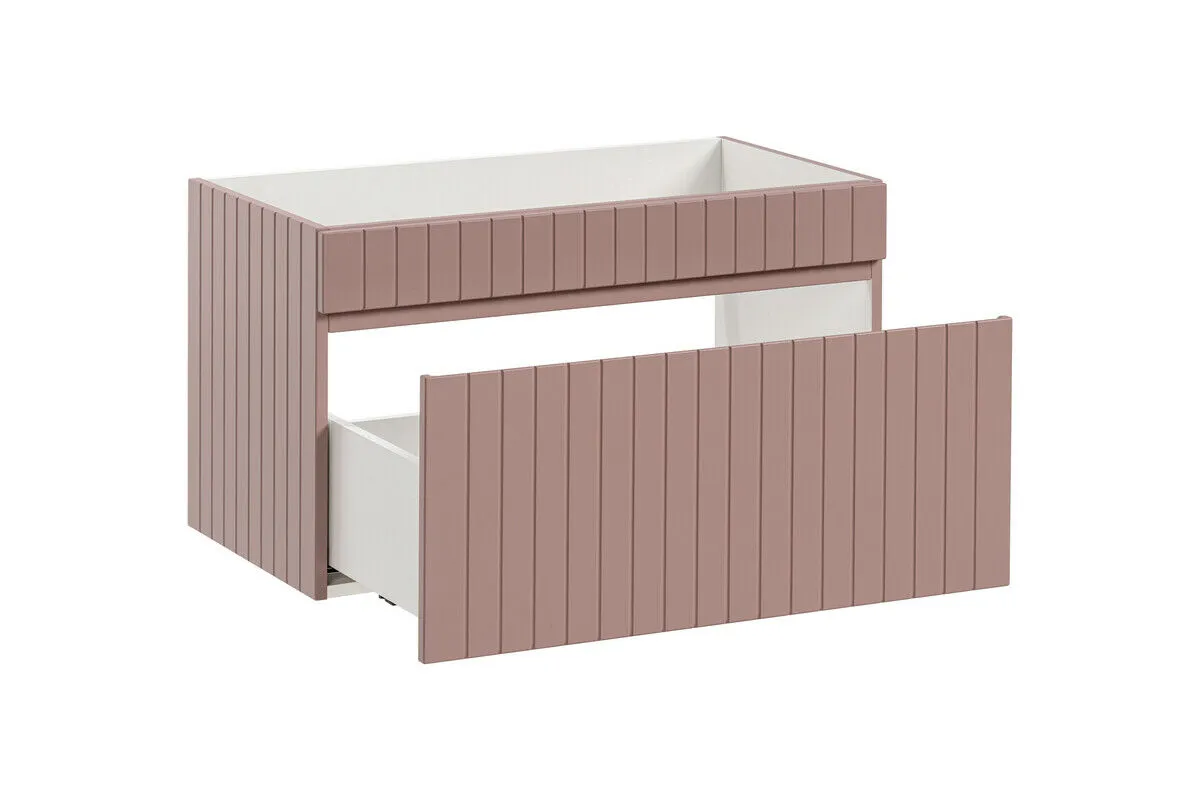BA-VL100265-3 Moderni 80 cm praustuvės spintelė su vienu stalčiumi