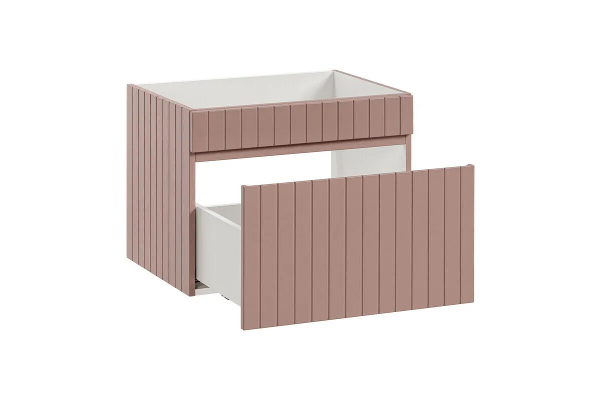 BA-VL100266-3 Moderni 60 cm praustuvės spintelė su vienu stalčiumi