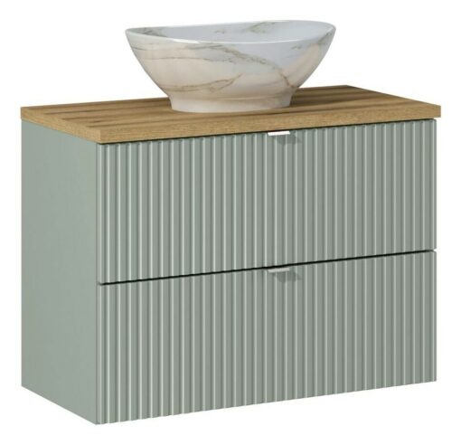 Komplektas 80cm su stalviršiu ir praustuvu Pati