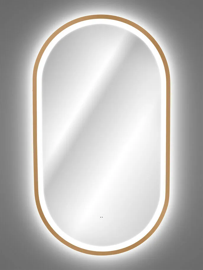 BA-VL100367-4 Modernus veidrodis su LED apšvietimu ir elegantišku rėmu