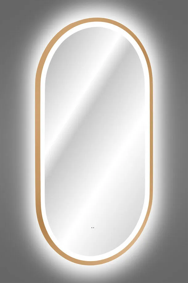 BA-VL100367-5 Modernus veidrodis su LED apšvietimu vonios kambariui