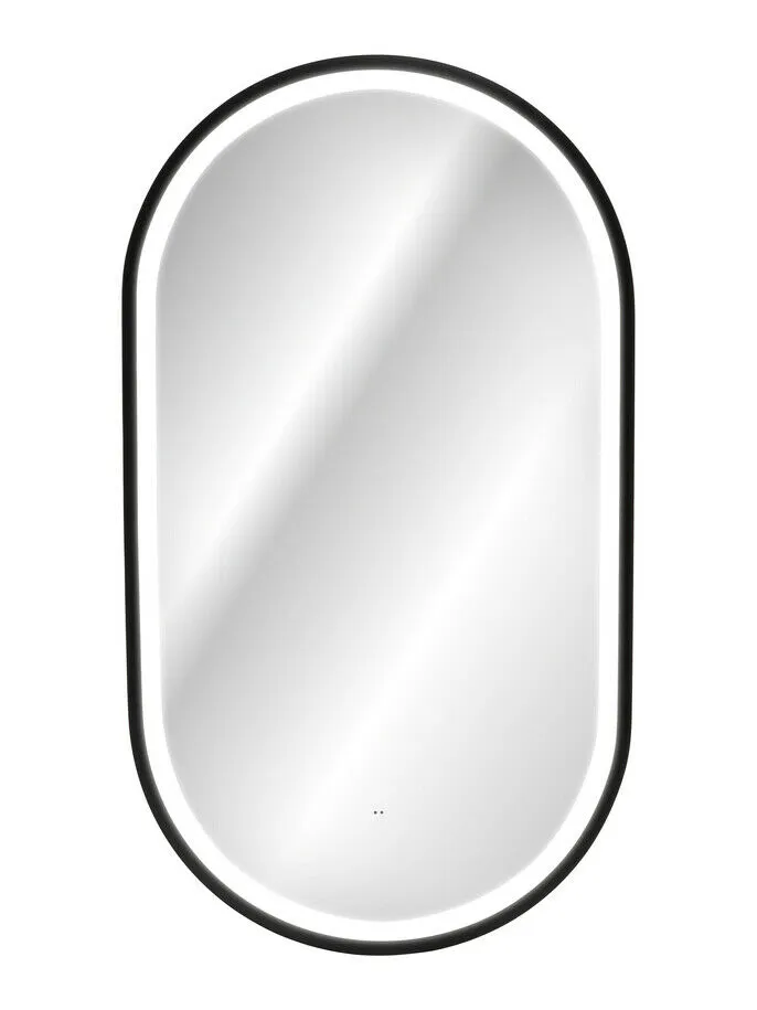 BA-VL100369-2 Modernus veidrodis su LED apšvietimu vonios interjerui