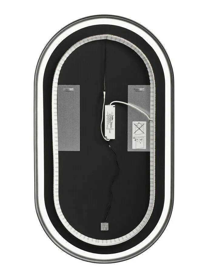 BA-VL100369-3 Modernus veidrodis su LED apšvietimu vonios kambariui