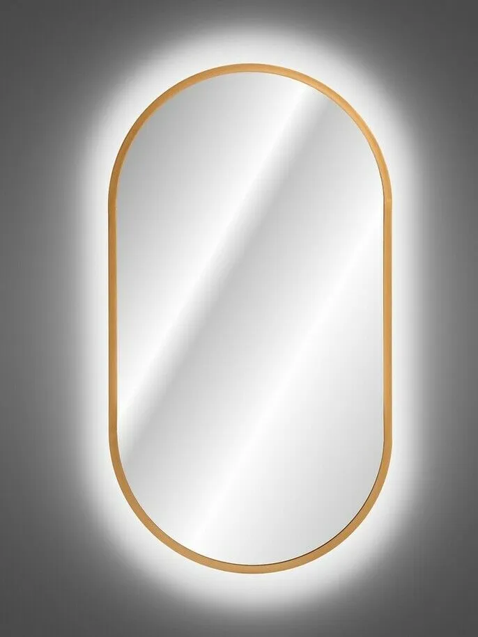 BA-VL100373-2 Modernus veidrodis su LED apšvietimu vonios kambariui