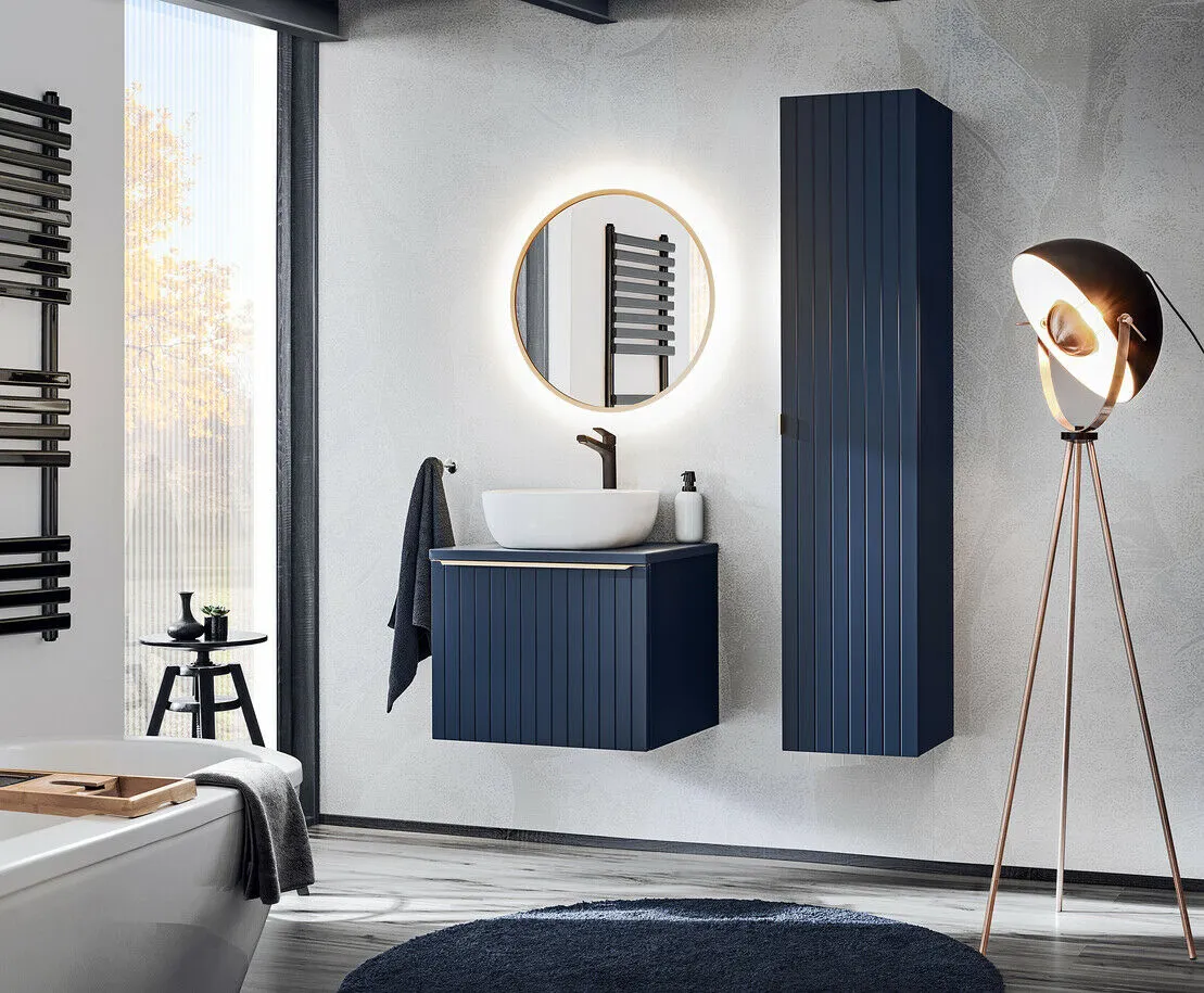 BA-VL100378-4 Modernus veidrodis su LED apšvietimu ir elegantišku rėmu