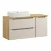 Komplektas 120 cm su stalviršiu ir praustuvas Trust