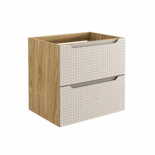 Spintelė praustuvei 60 cm 2 stalčiai