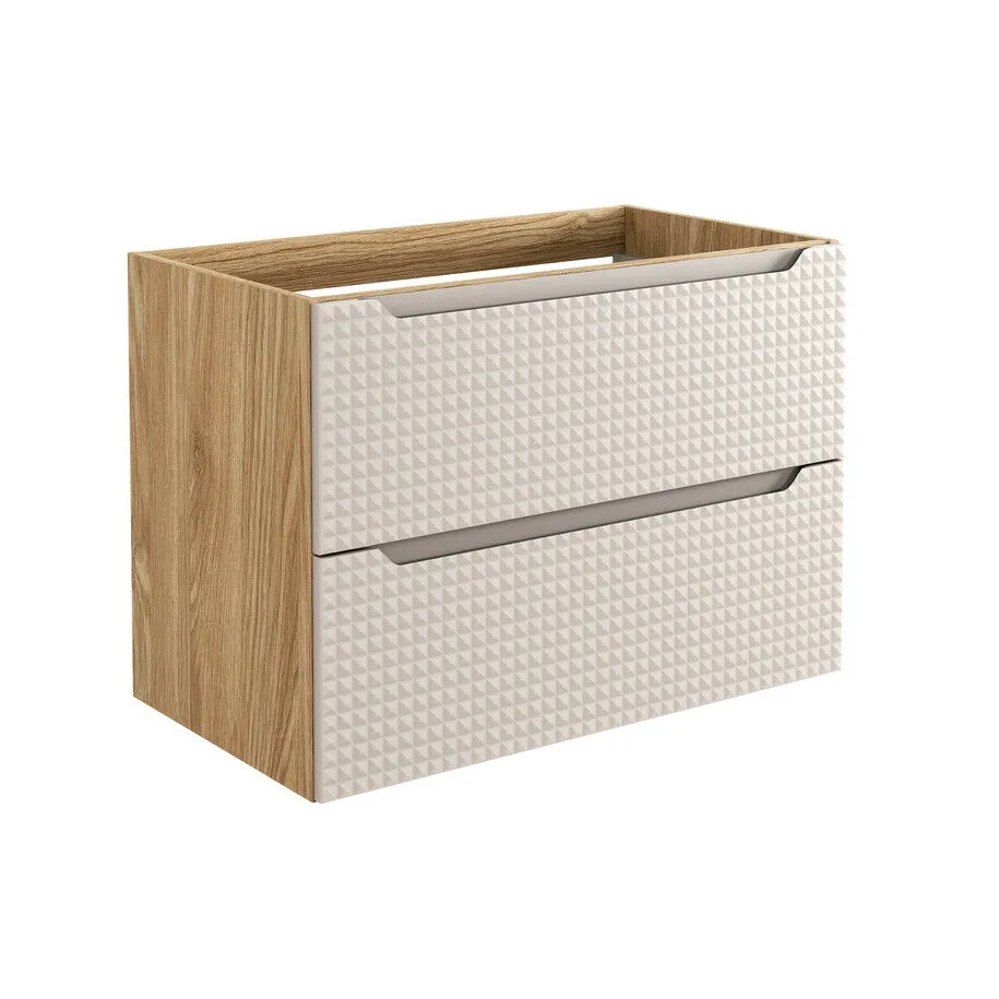 BA-VL100424-1 Spintelė praustuvei 80 cm 2 stalčiai