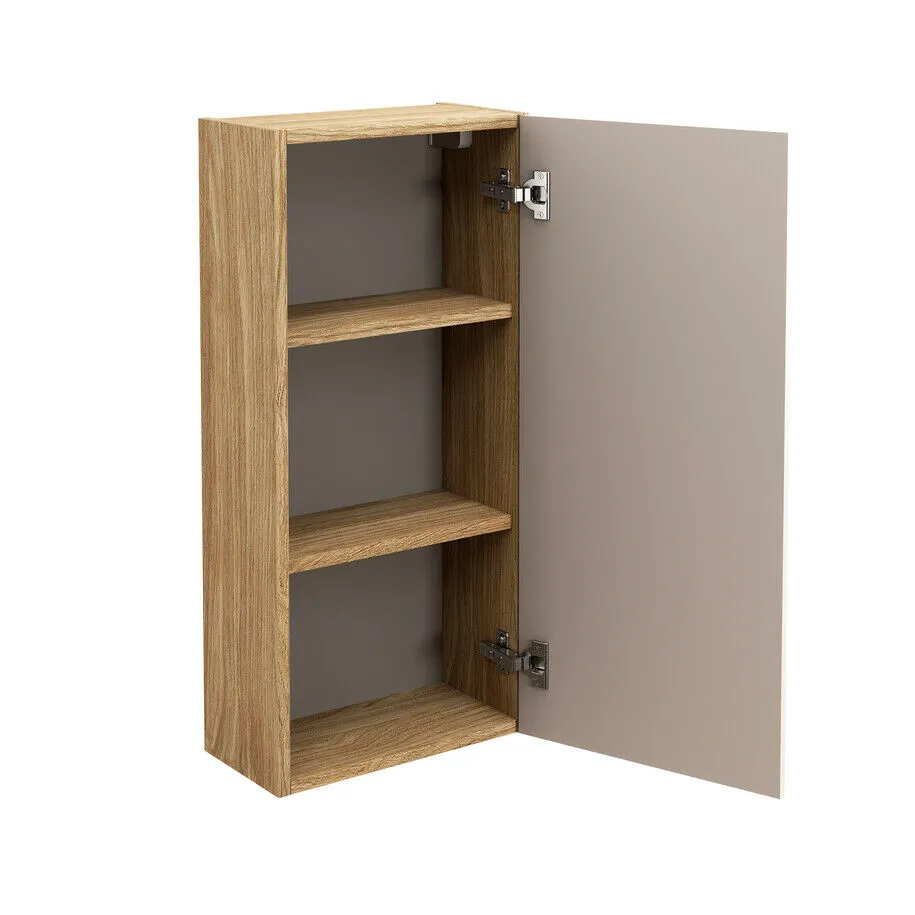 BA-VL100430-3 Pakabinama spintelė 35 cm su viena durele moderniam vonios kambariui