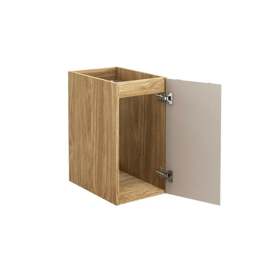 BA-VL100431-3 Balta 30 cm spintelė su viena durele moderniam interjerui