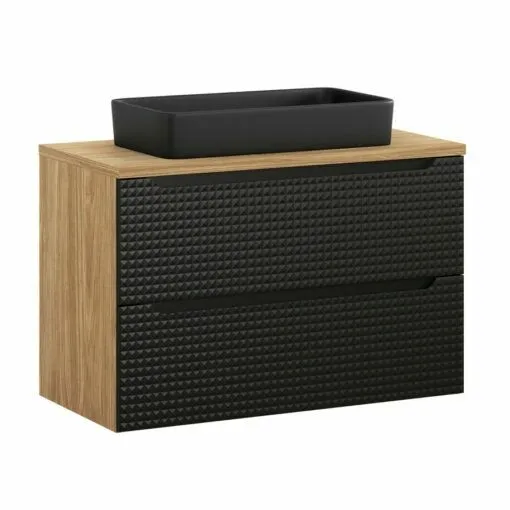 Komplektas 90cm su stalviršiu ir praustuvu Slim