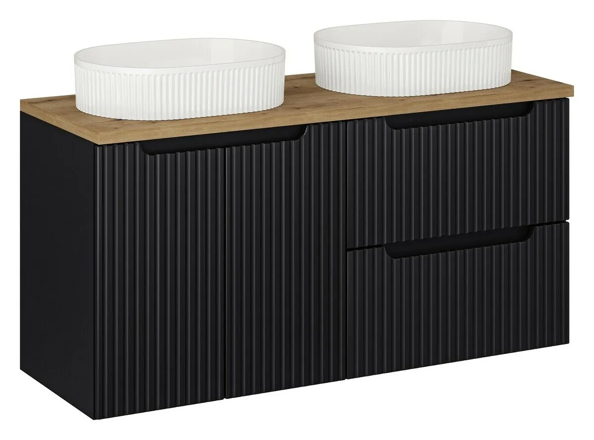 BA-VL100489-1 Komplektas 120 cm su stalviršiu ir 2 praustuvai Beyond