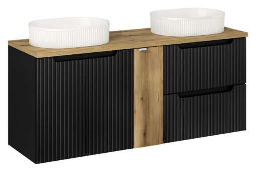 Komplektas 140 cm su stalviršiu ir 2 praustuvai Beyond