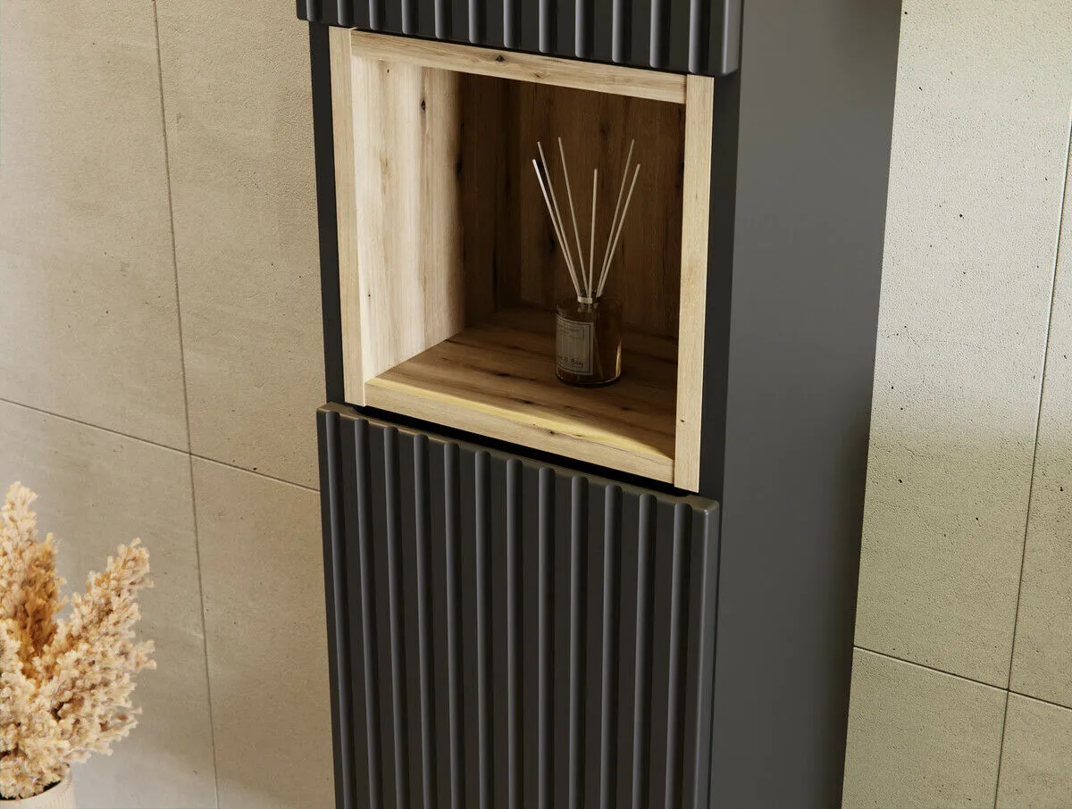 BA-VL100539-6 Aukšta spintelė su dviem durelėmis moderniam interjerui