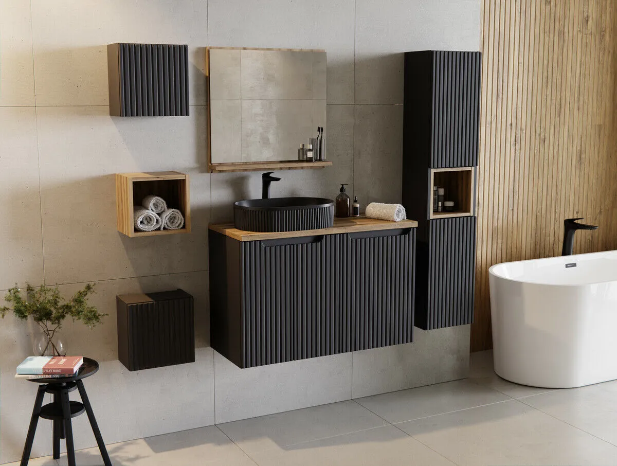 BA-VL100539-7 Aukšta spintelė su dviem durelėmis moderniam interjerui