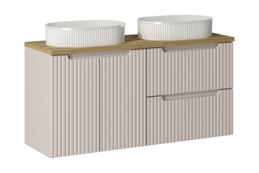 Komplektas 120 cm su stalviršiu ir 2 praustuvai Beyond