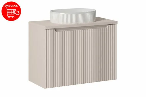 Komplektas 80cm su stalviršiu ir praustuvu Beyond