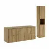 Komplektas 140cm su stalviršiu ir spintelė