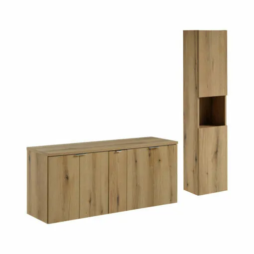 Komplektas 140cm su stalviršiu ir spintelė