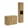 Komplektas 80cm su stalviršiu ir spintelė