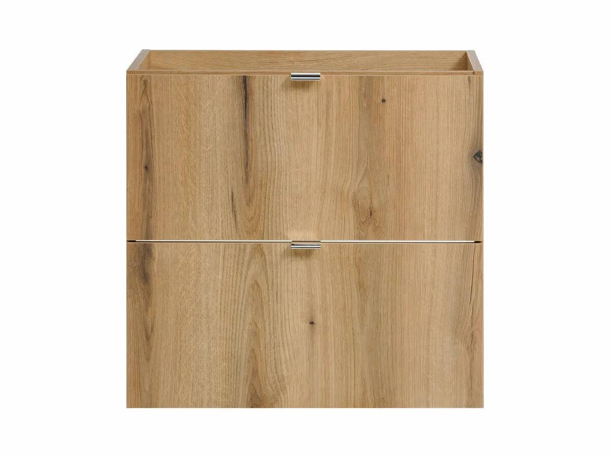 BA-VL100666-2 60 cm praustuvės spintelė su dviem stalčiais voniai