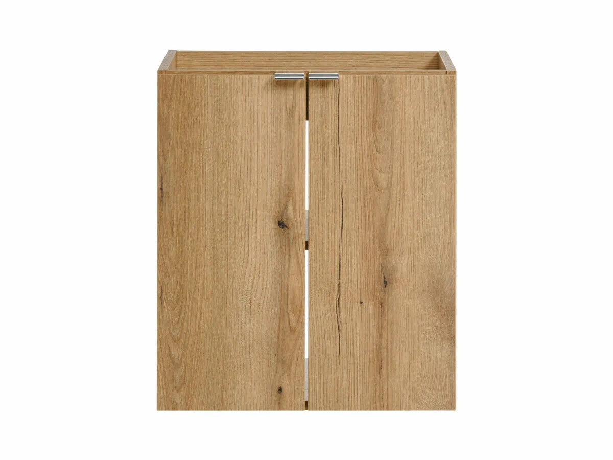 BA-VL100672-2 Balta spintelė praustuvei 50 cm su dviem durelėmis