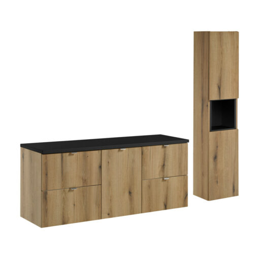 Komplektas 140cm su stalviršiu ir spintelė