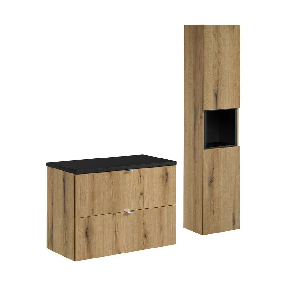 BA-VL100687-1 Komplektas 80cm su stalviršiu ir spintelė