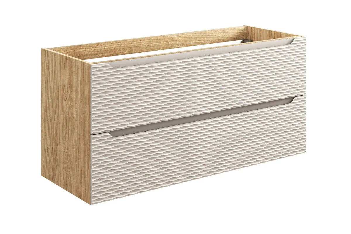 BA-VL100809-1 Spintelė praustuvei 120 cm 2 stalčiai