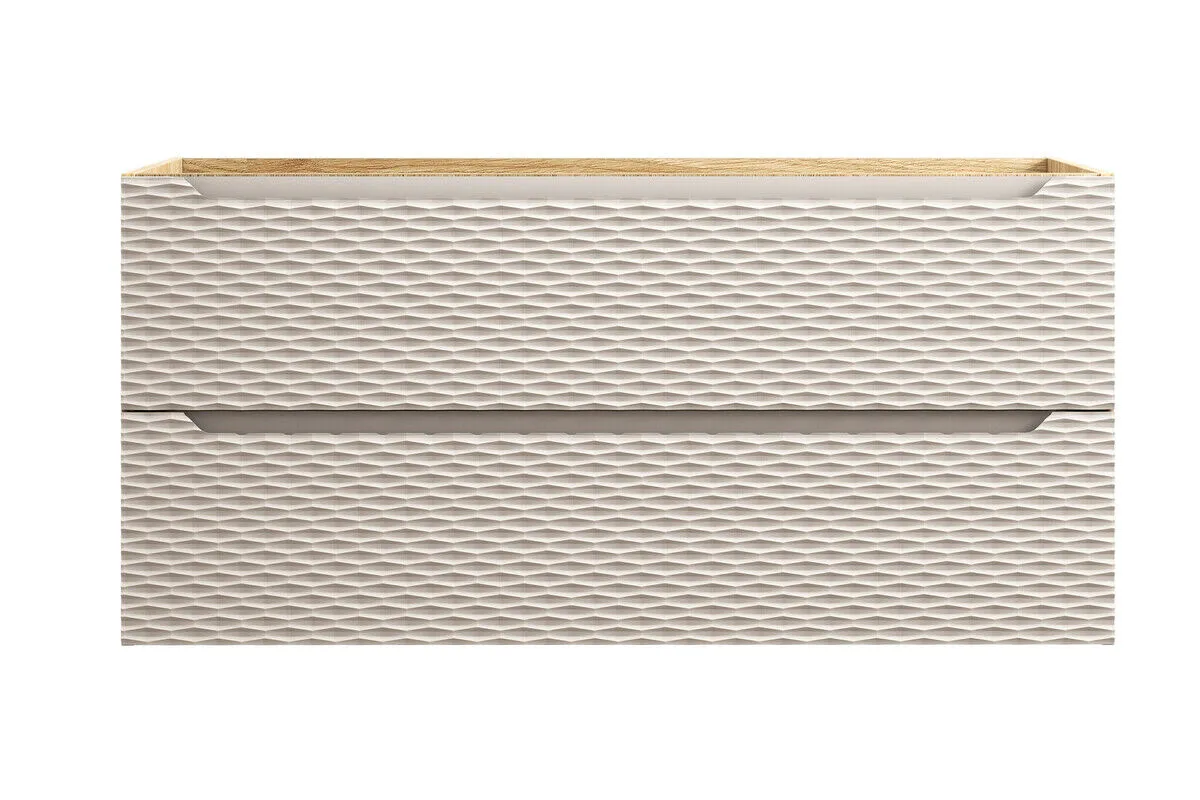 BA-VL100809-2 120 cm praustuvės spintelė su dviem stalčiais