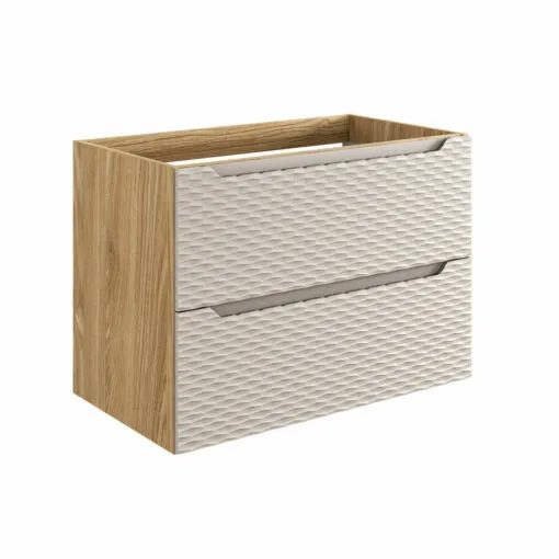 Spintelė praustuvei 80 cm 2 stalčiai