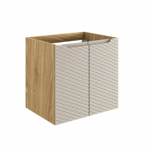 Spintelė praustuvei 60 cm 2 durelės