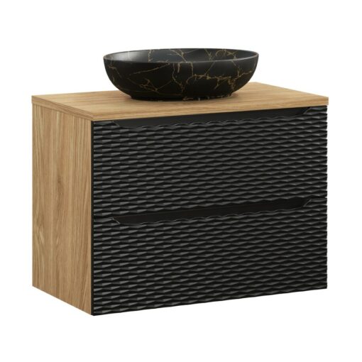 Komplektas 80cm su stalviršiu ir praustuvu Mona