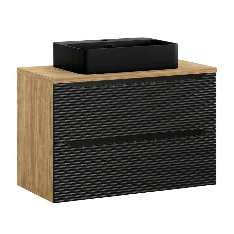 BA-VL100833-1 Komplektas 90cm su stalviršiu ir praustuvu Trust