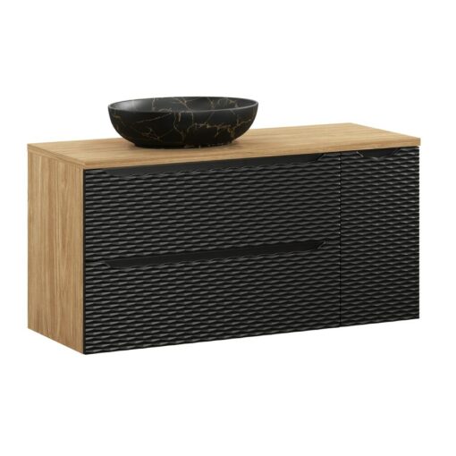 Komplektas 120 cm su stalviršiu ir praustuvas Mona