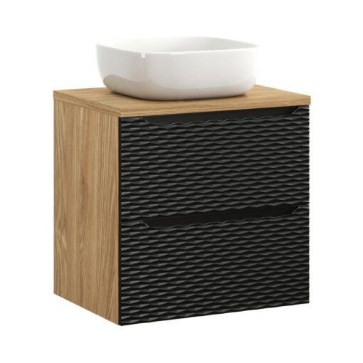 Komplektas 60 cm su stalviršiu ir praustuvas Smile