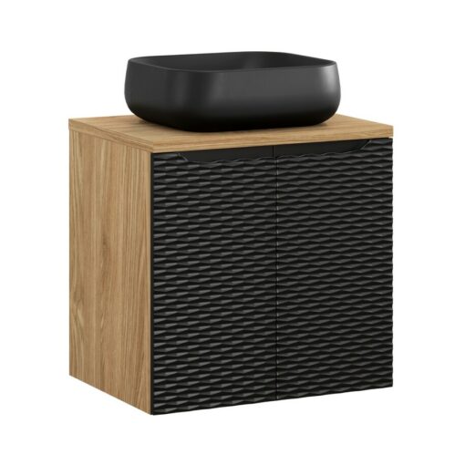 Komplektas 60 cm su stalviršiu ir praustuvas Nika