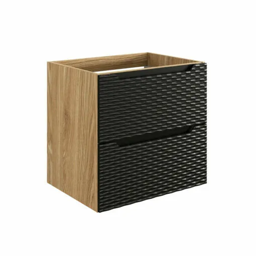 Spintelė praustuvei 60 cm 2 stalčiai