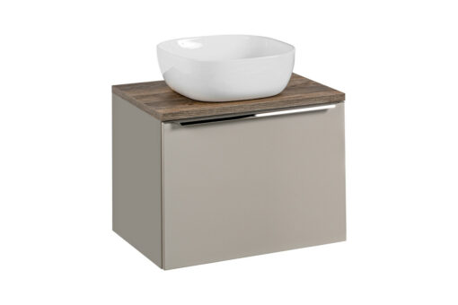 Komplektas 60cm su stalviršiu ir praustuvas Smile