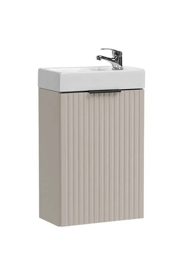 BA-VL100984-4 Baltas 40 cm praustuvas moderniam vonios kambariui