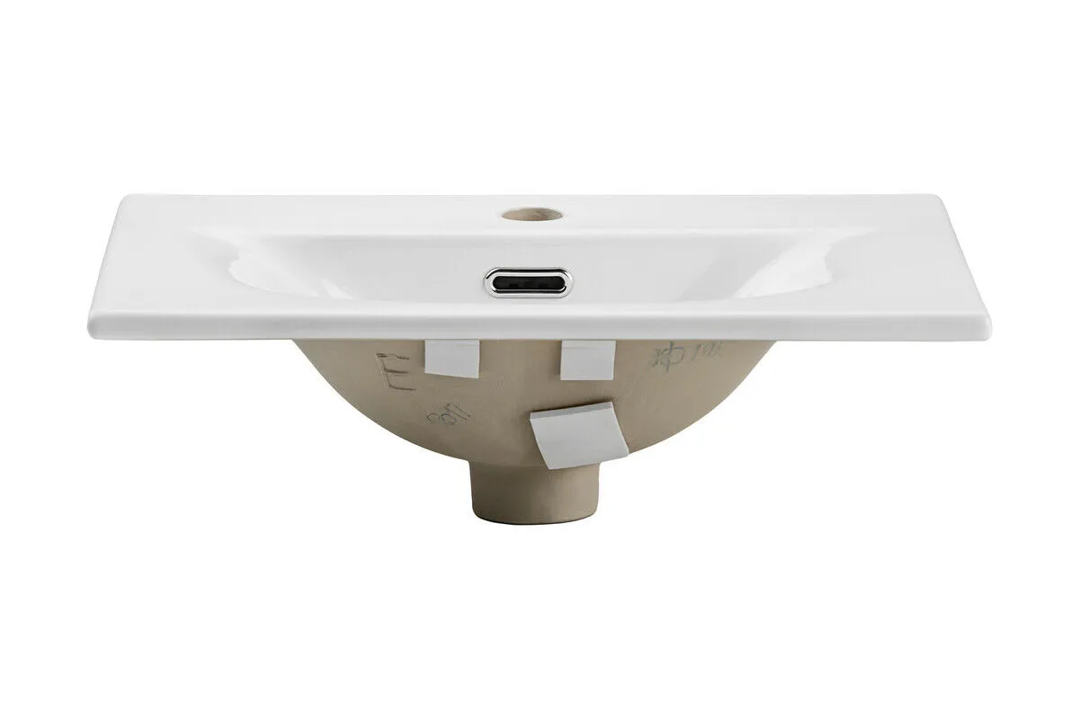 BA-VL100990-2 50 cm praustuvas su moderniu, elegantišku dizainu