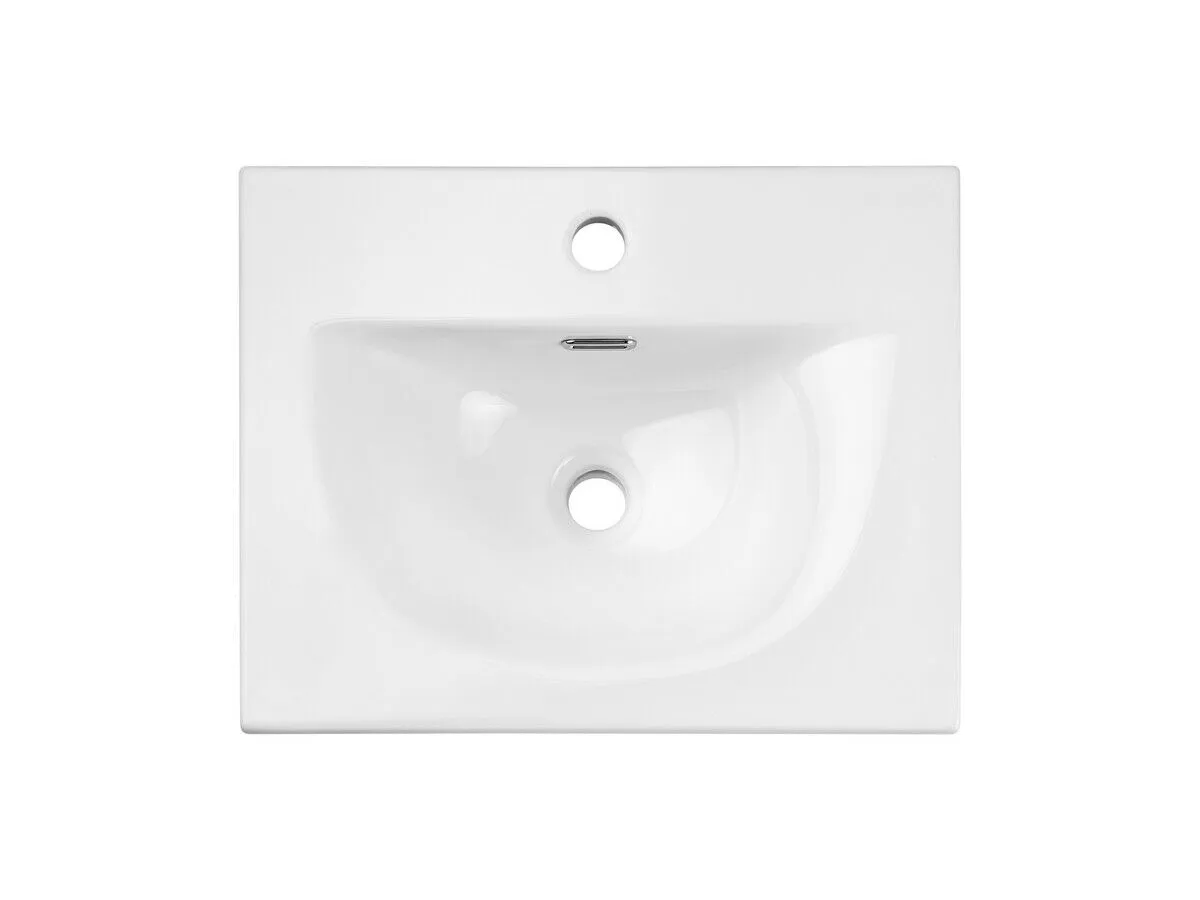 BA-VL100990-3 Baltas 50 cm praustuvas moderniam vonios kambariui