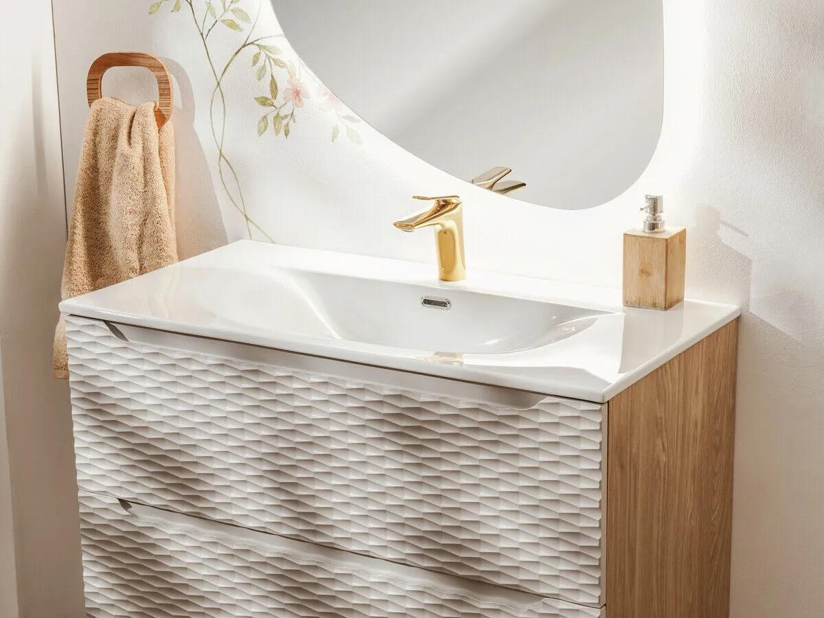 BA-VL100995-4 Modernus 120 cm praustuvas vonios kambariui su elegantišku dizainu