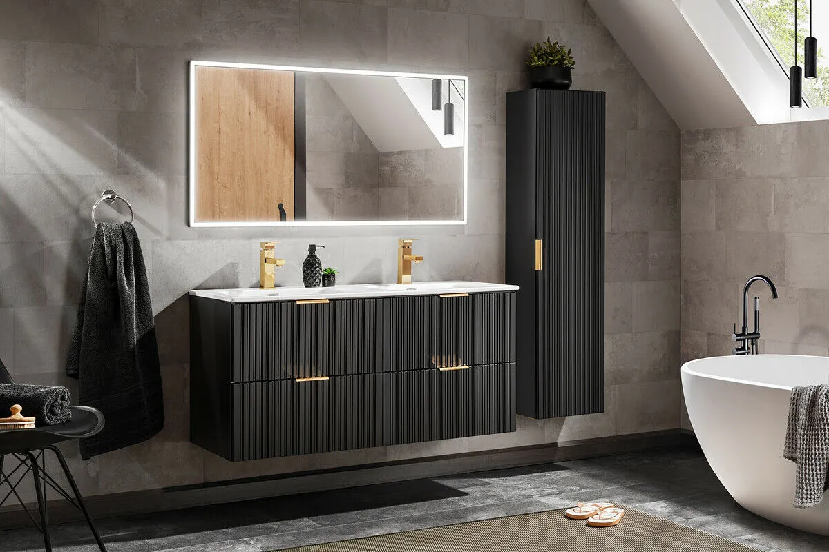 BA-VL101004-5 Modernus 120 cm praustuvas su elegantišku dizainu
