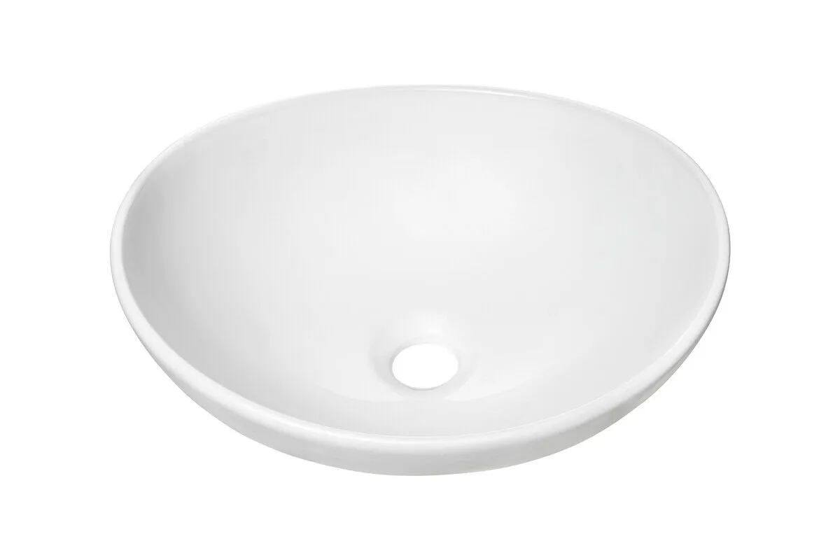 BA-VL101078-3 Modernus baltas praustuvas su elegantišku minimalistiniu dizainu